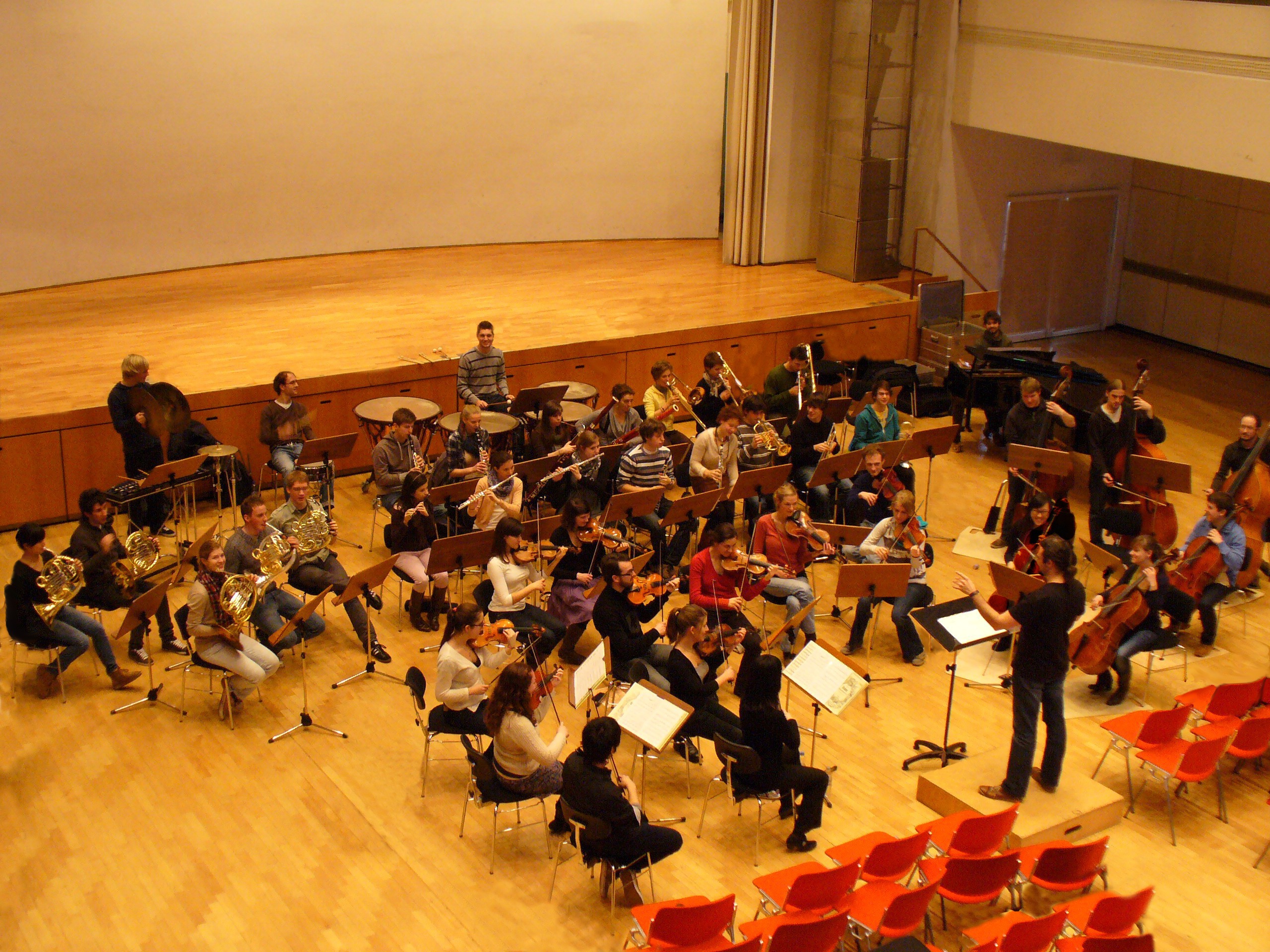 "Star Wars": Probe mit dem Studioorchester der Musikhochschule Mannheim